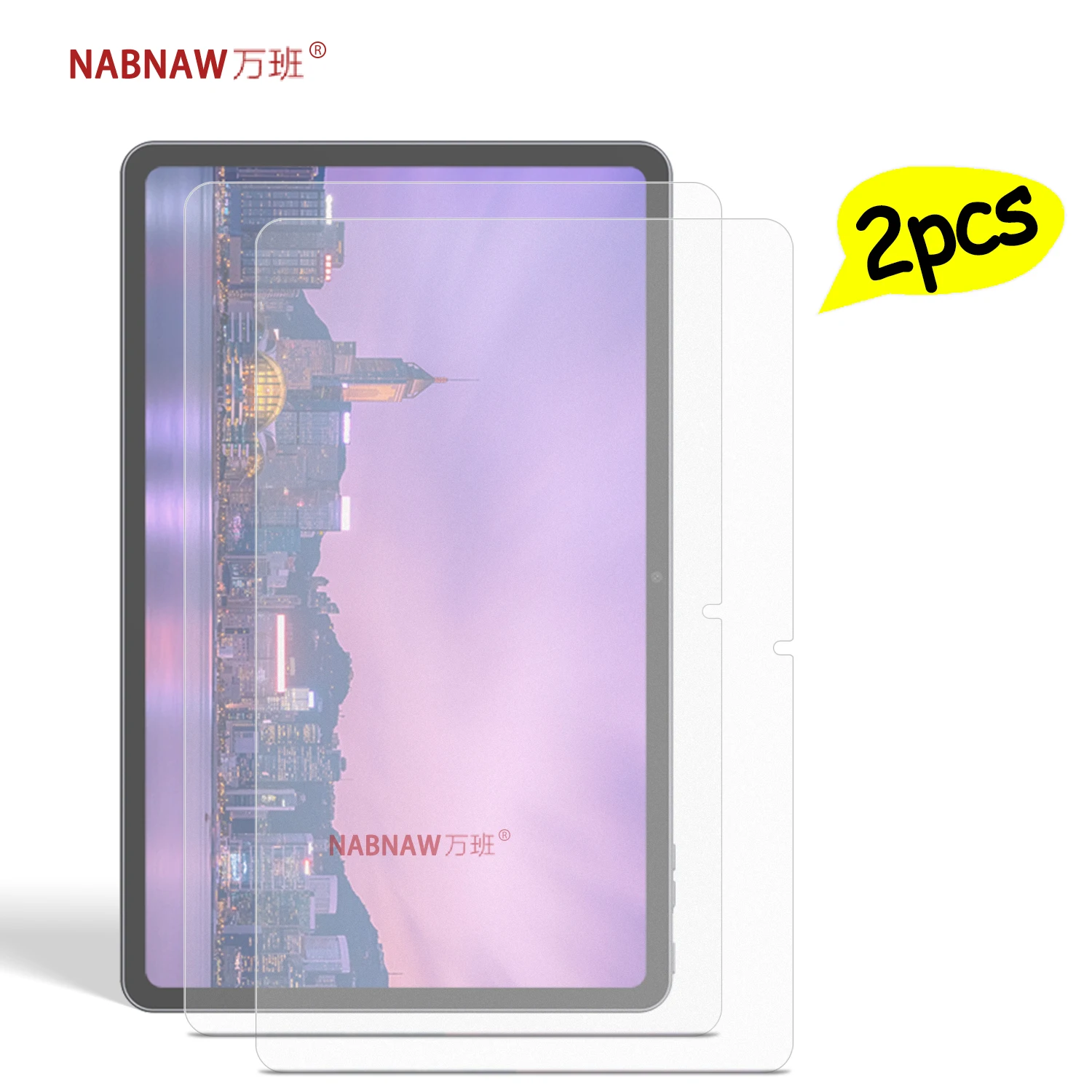 For iMuz muPAD K10 Plus 10.4-inch Full HD Tempered Glass Screen Protector On muPad K11 LTE Scratch Proof Protective Cover 2-Pack