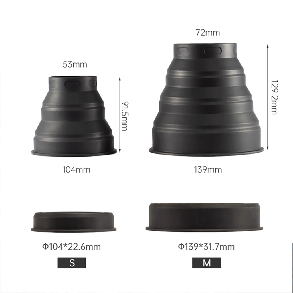 Anti-Glas Ultimative Kamera Gegenlichtblende Silikon Anti-reflektierende Haube 54-82mm Objektiv für Nikon für Canon Sony DSLR Kamera Zubehör – Detail 7