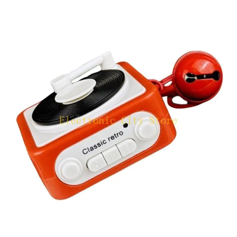 Classical Gramophone Music Box Voice Recording Function Function Music Box for DIY Craft Projects Perfect Gifthu8d