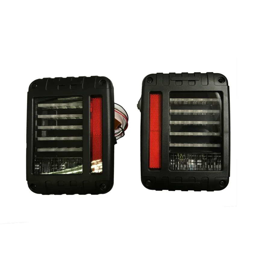 

SXMA J145 2pcs Led Tail Lamp Car Light Eu/ US Version Brake Reverse light Daytime Running Lights For Jeep Wrangler JK 07-17