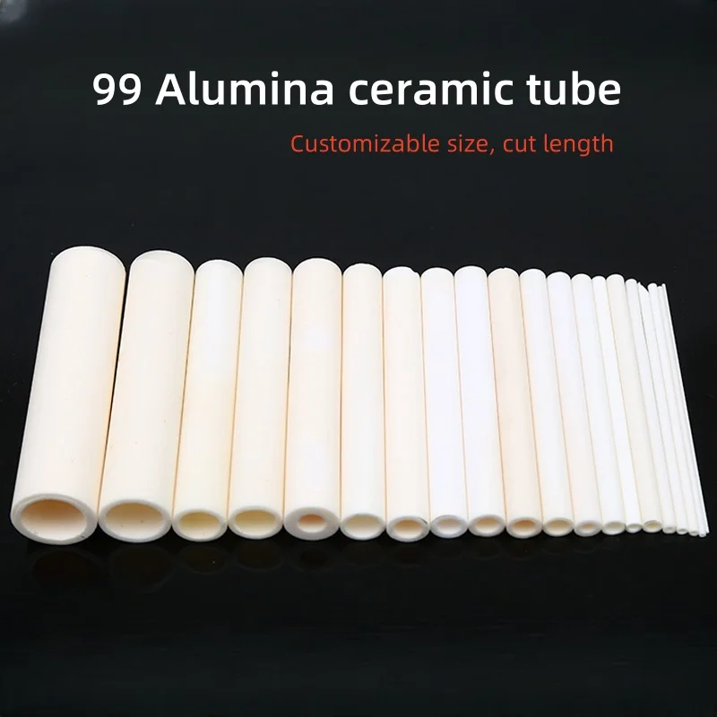 atinfor Insulation Ceramic Tube for Thermocouple Protection with Aluminum Oxide Composition 0.25-20mm ID Range