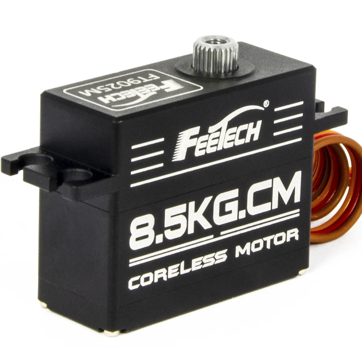 

FT9025M 6V 8.5kg PWM Digital Micro High-Speed Aluminum Shell Metal Gear Coreless Motor Servo for 1/10 1/12 RC Car