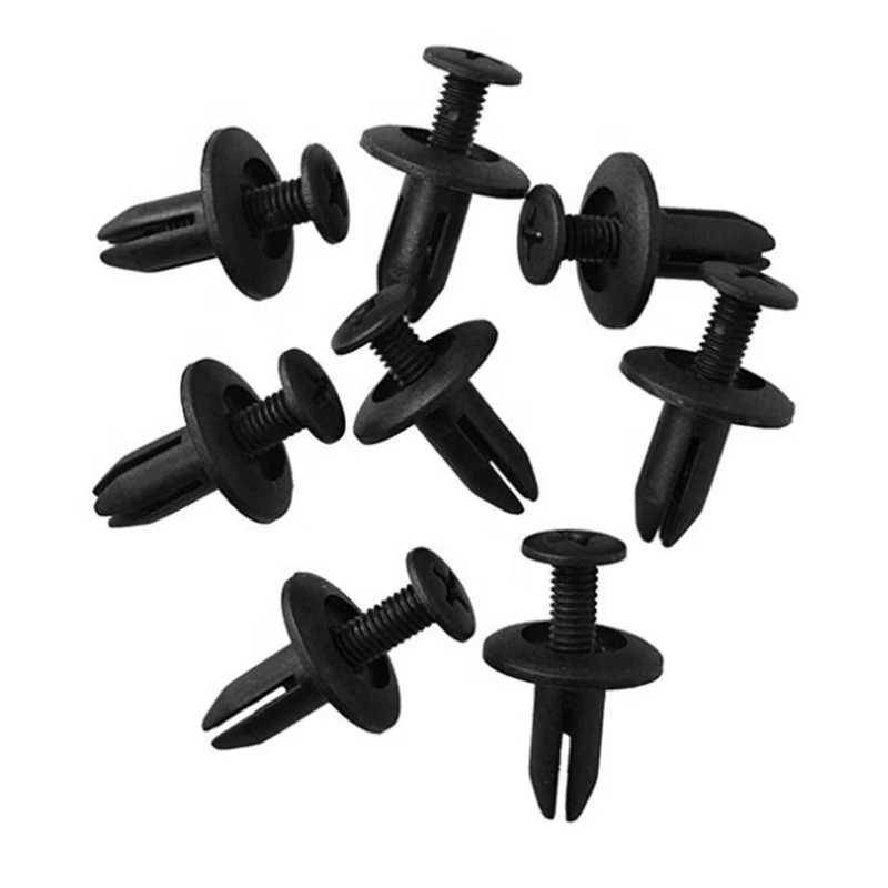 20 قطعة ل 6 مللي متر ثقب OE: 90683-SA5-003 مصد للسيارات السحابات كليب البلاستيك سيارة المسمار التجنيب جذع كليب الحاجز كليب C09 #2