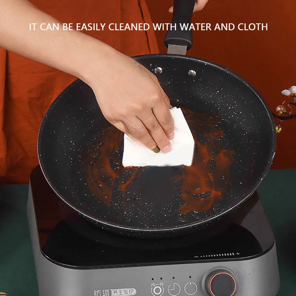 Wheat Stone Coating Frying Skillet Ergonomic Handle Fast Even Conduction Nonstick Frying Pan Antistick Dishwasher Safe