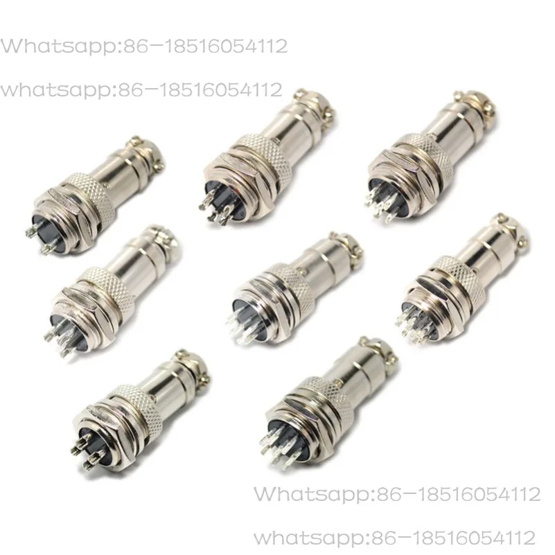 Aviation Plug Socket Connector GX16 12 20-2/3/4/5/6/8/10/12 Core Cable Plug Connector