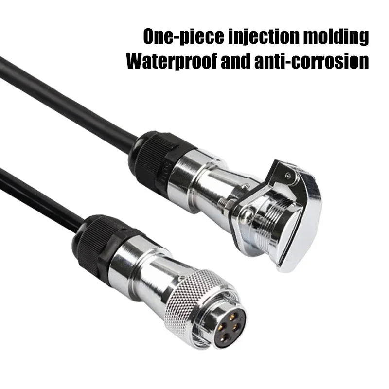 J6P Jiefang Original Car Video Spring Wire 4Pin Reversing Image Male Female Aviation Extension Cord JH6 J6 Vehicle Connectors