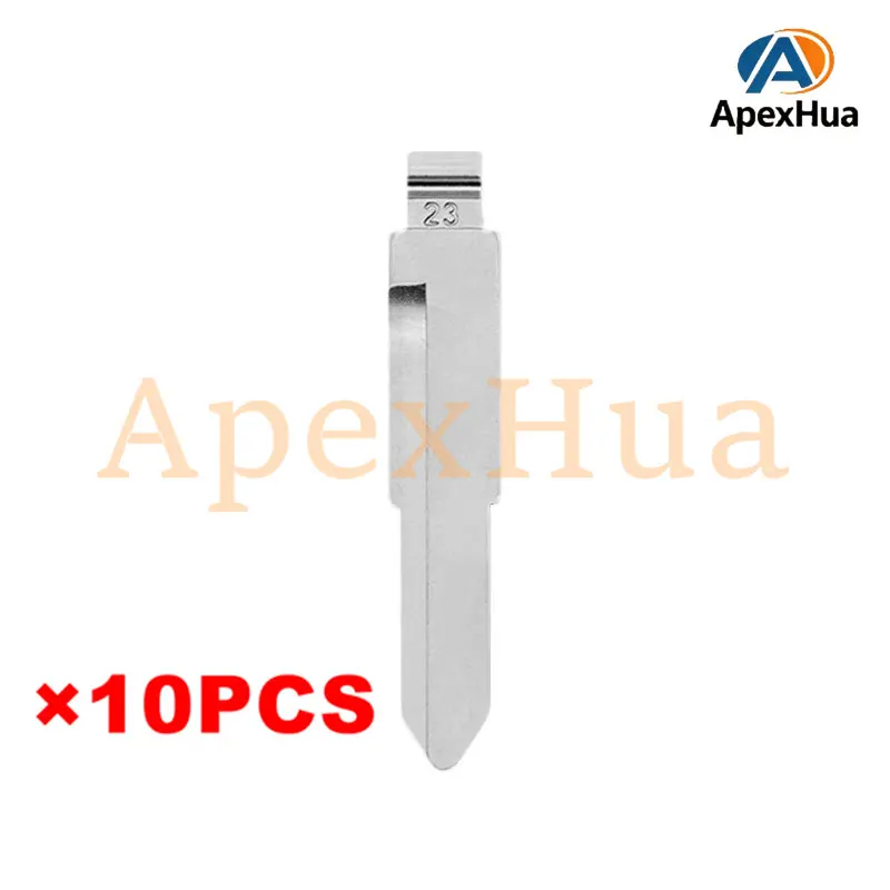 Medium slot No. 23 car key embryo is suitable for Mitsubishi, Southeast Delica, Suzuki Alto remote control medium slot key blank