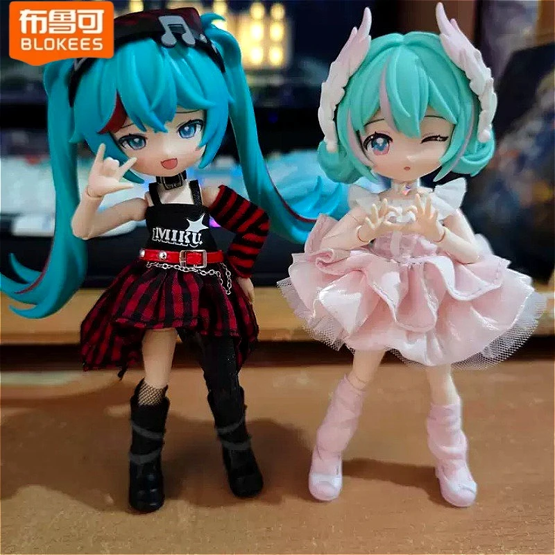 blokees-初音ミク-オリジナルブロックマン-ミュージックプレフェースストーリーシリーズ-bjd-アニメキャラクター-組み立てモデル-ブロックおもちゃ-ギフト