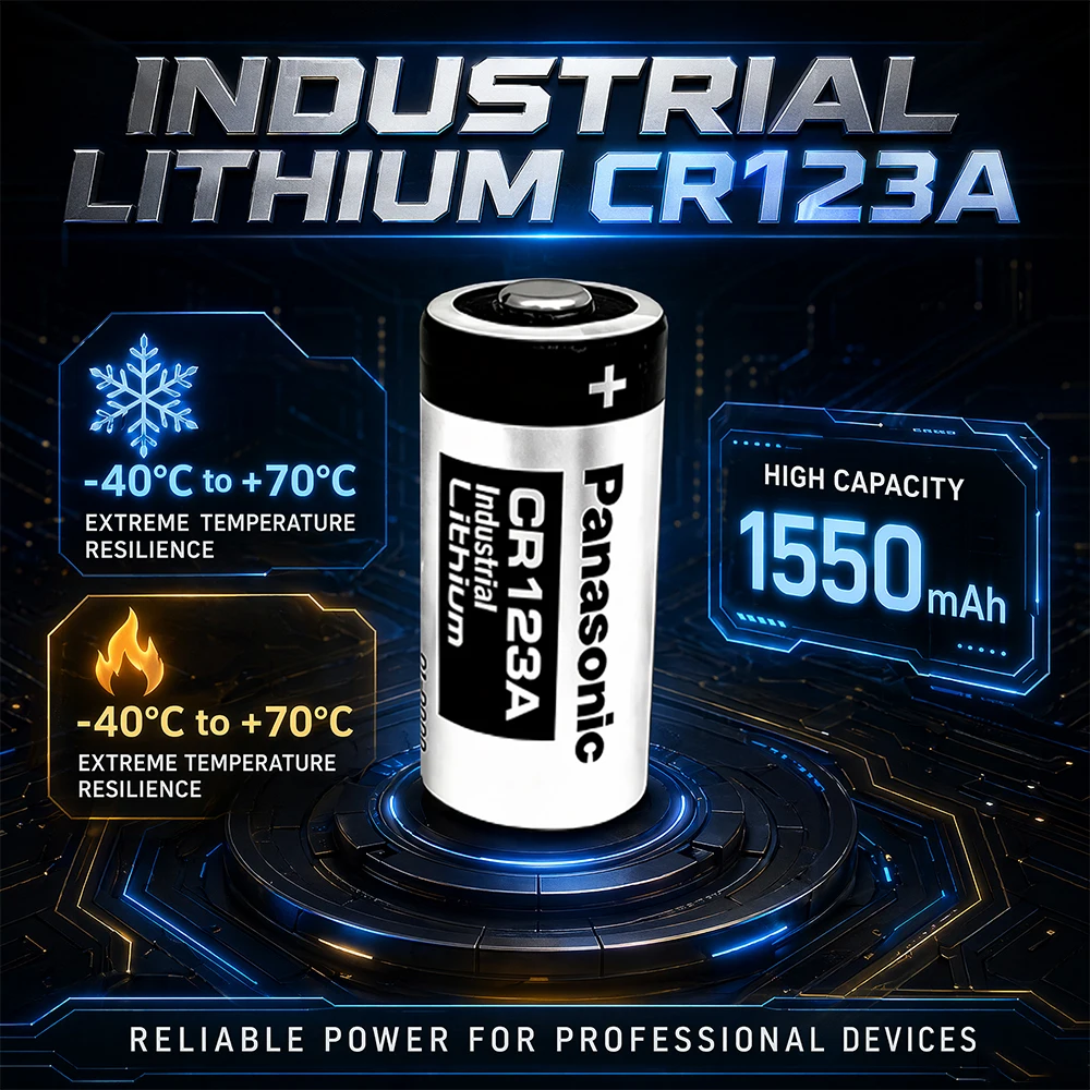 2PCS 10PCS Original Panasonic 123 Lithium 3V Arlo Camera Battery CR123A CR17345 DL123A EL123A 123A image 3