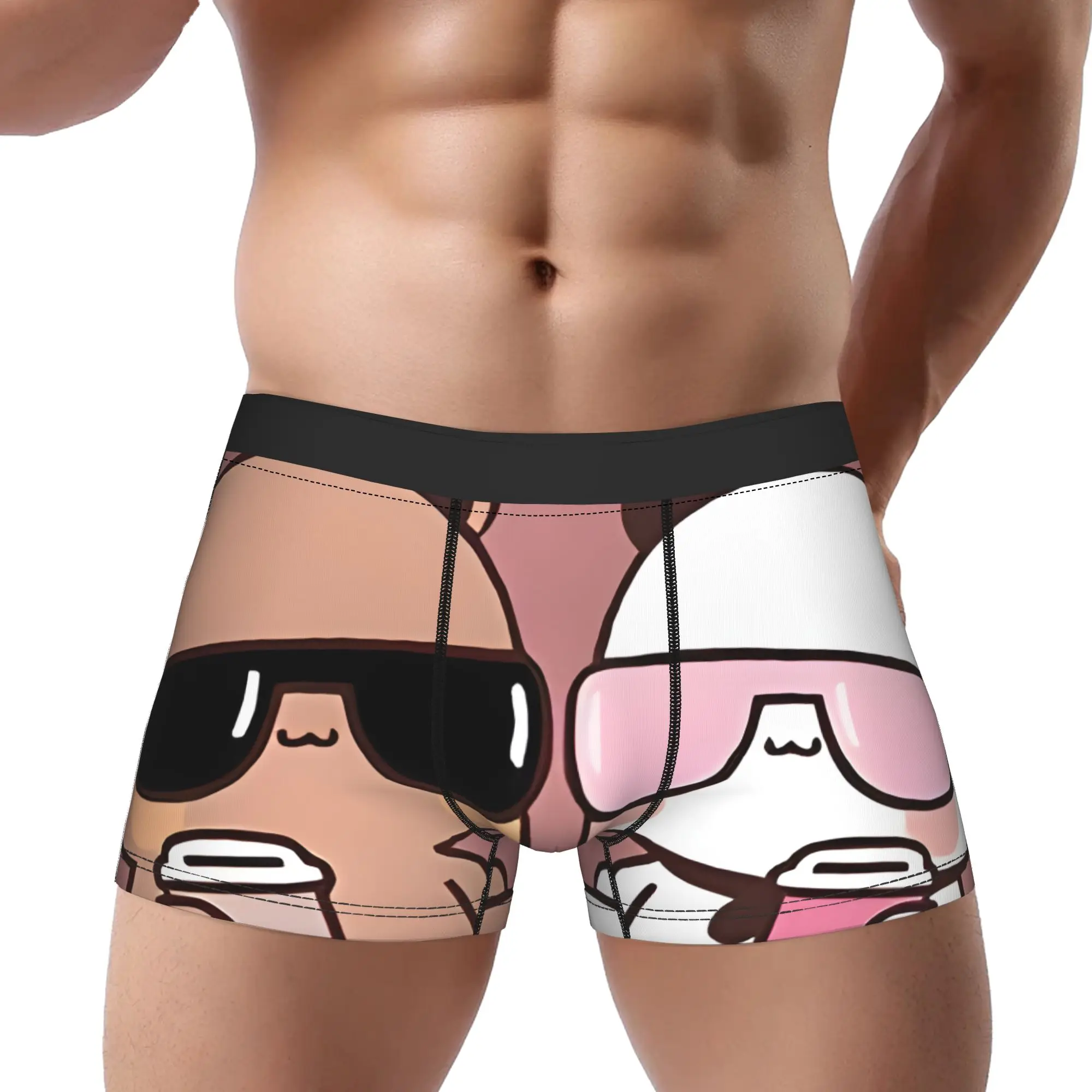 

1 шт. трусы BUBU DUDU Friends, дышащее мужское нижнее белье, удобные шорты, трусы-боксеры, на Хэллоуин, Рождество