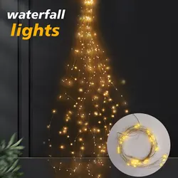 2m 100Leds Branch Lights Garden Garland LED Five Branchs Led Waterfall Lights House Decoration Outdoor Wedding Roomn Christmas