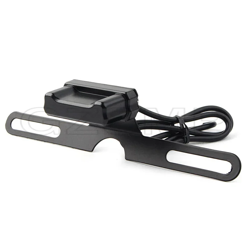 For Harley Honda Yamaha Ducati Motorcycle CNC LED Taillight Brake Light Mounting Bracket Universal License Plate LED Light