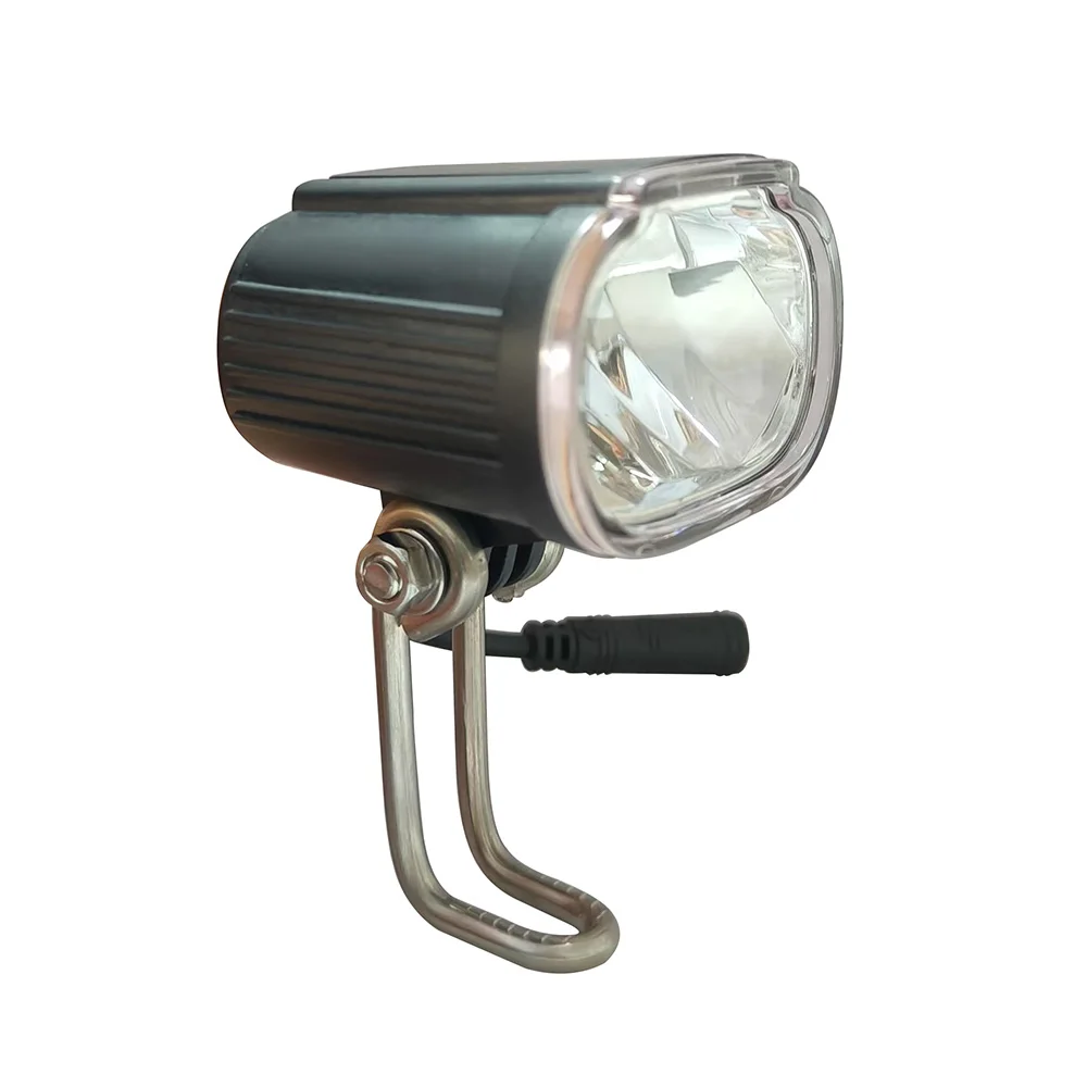 

Ebike Light Headlight 24V 36V 48V 2Hole Female Connector 2 Lamp Beads with Horn for Electric Bicycle MTB Headlights Accessories