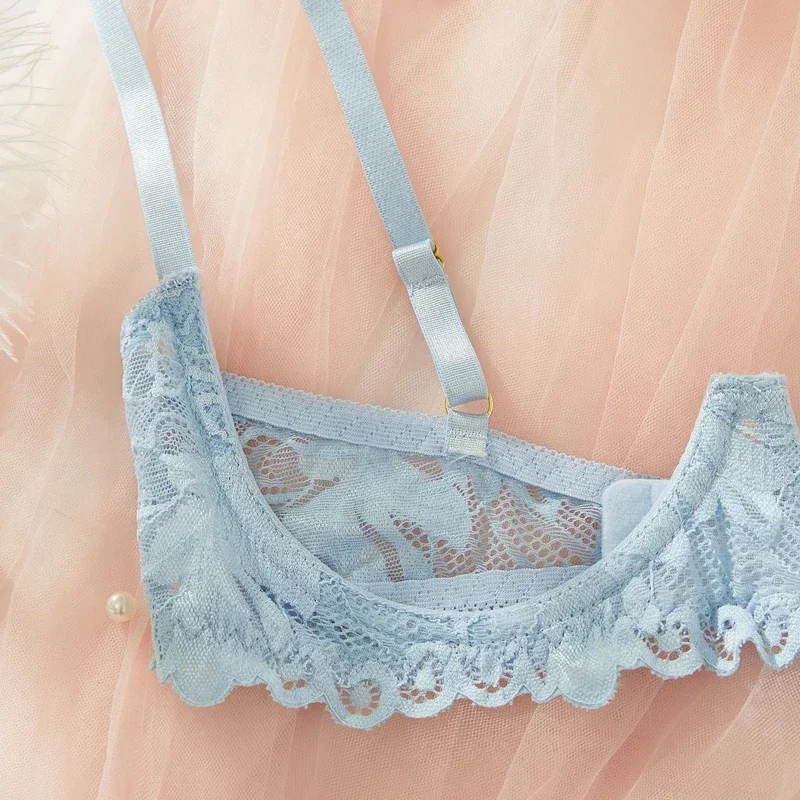 Комплект сексуального нижнего белья Tornova для взрослых, глубокий вырез, обнажающий грудь, кружевная вышивка, прозрачное сексуальное нижнее белье с открытой спиной, без удаления, новинка