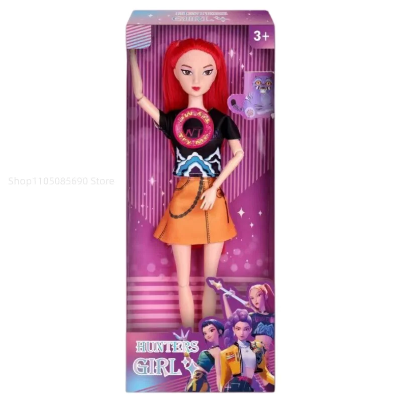 Hot Have Music Kpop Demon Hunters Anime Figure Rumi Mira Zoey Action Figure  Plastic Doll Cute Gift for Kids Birthday Gifts