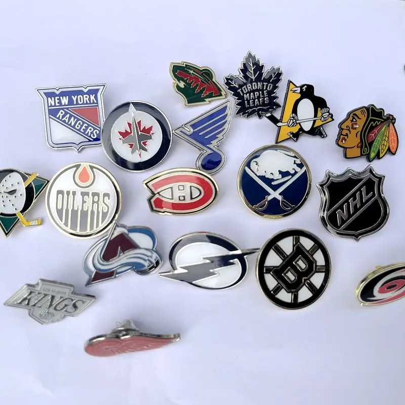 NHL Ice Hockey League Detroit Red Wings Team Badge Chest Pin Fan Wearing Items Sport Fitness Fans Supplies Other Brands
