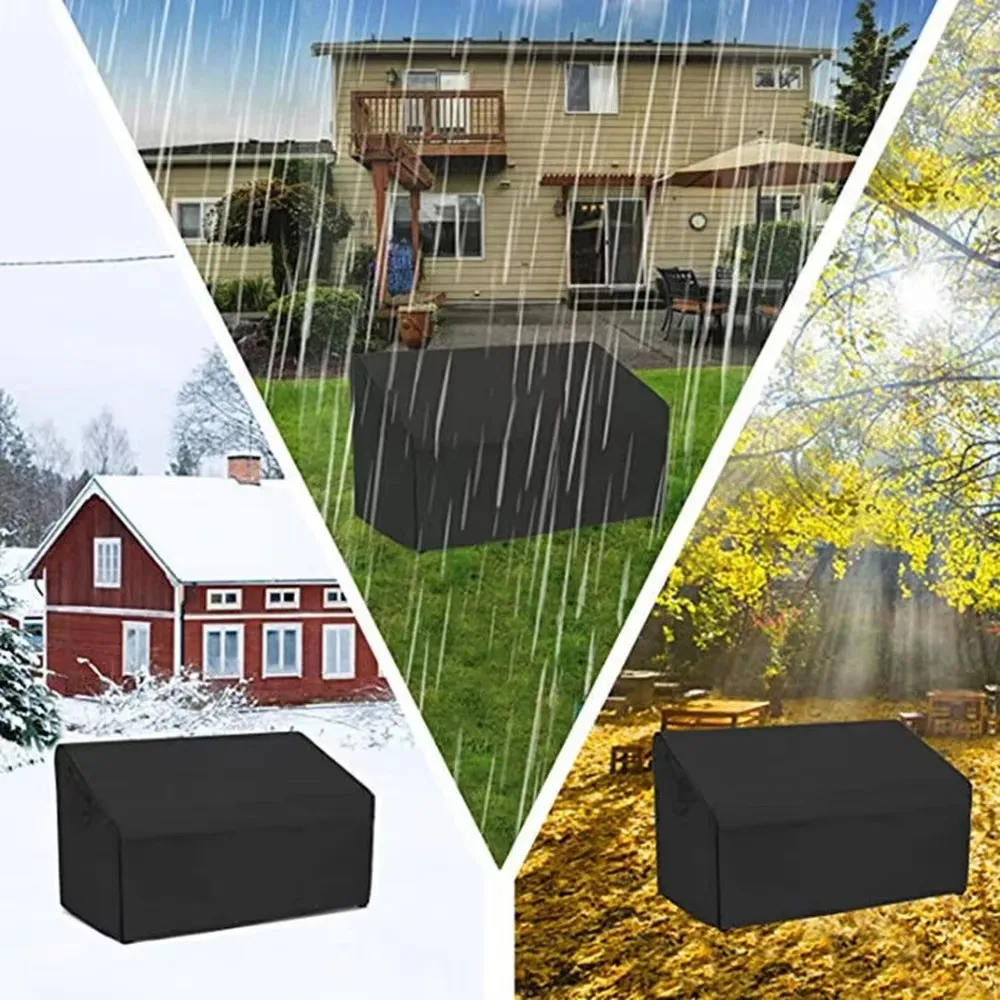 Outdoor Waterproof Bench Cover Garden Park Patio Seat Covers Furniture Sofa Chair Table Rain Snow Dust Proof Protector Cover