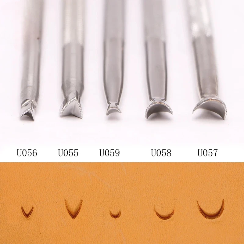 

Инструмент для штамповки кожи с рисунком осла-копыта U055 U056 U057 U058 U059 штампы резьба по коже штампы для штамповки инструмент Чжунцзян