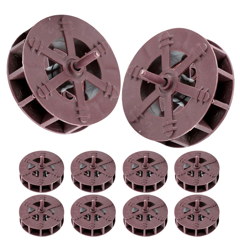 10Pcs Realistic Artificial Rockery Water Wheel Decoration for Garden Patio Balcony Fountain Pond Fish Tank Outdoor Indoor Micro