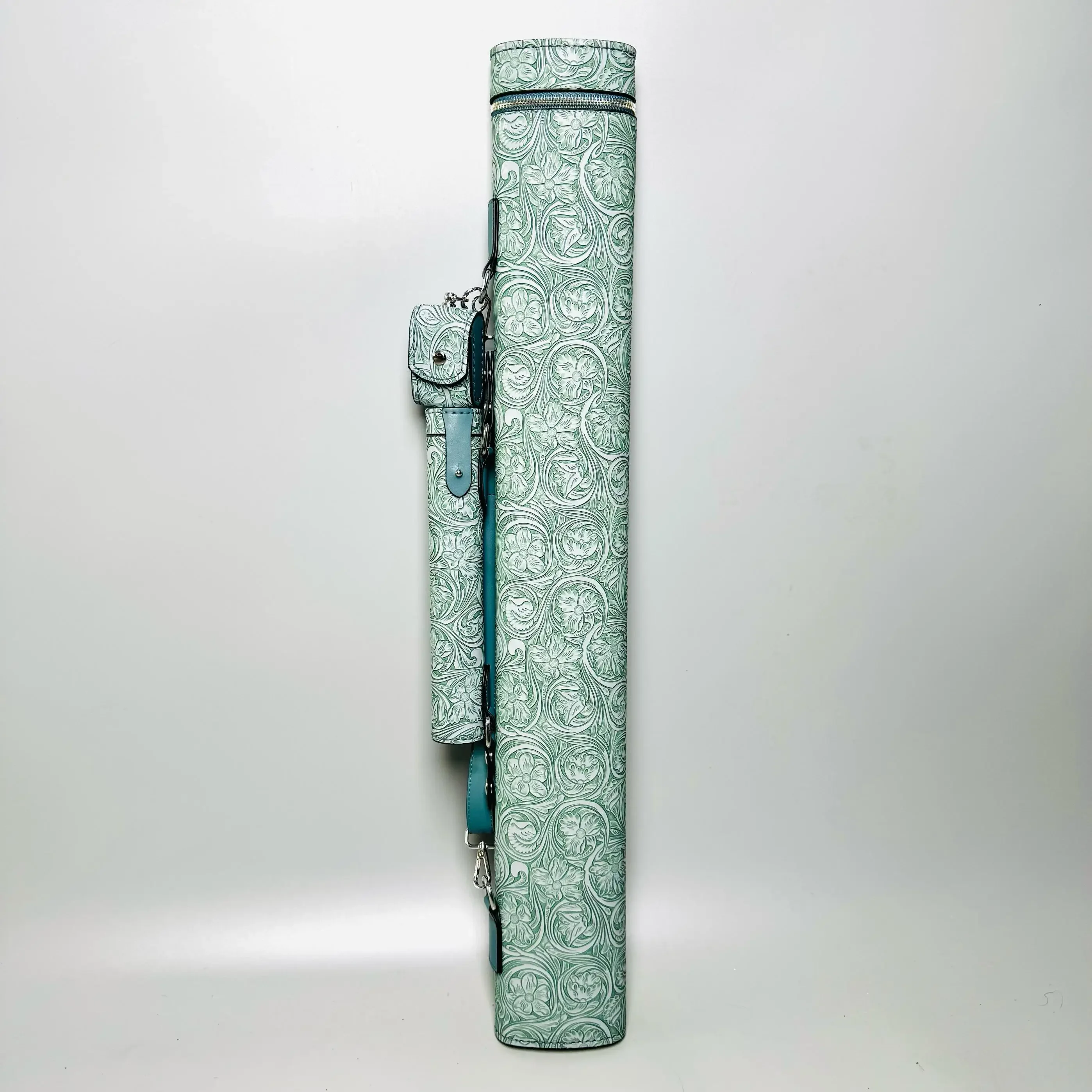 수제 보관 상자 4 홀 풀 큐 가방 휴대용 4 홀 수제 큐 버킷 풀 큐 버킷 큐 튜브 큐 박스 휴대용 큐 가방