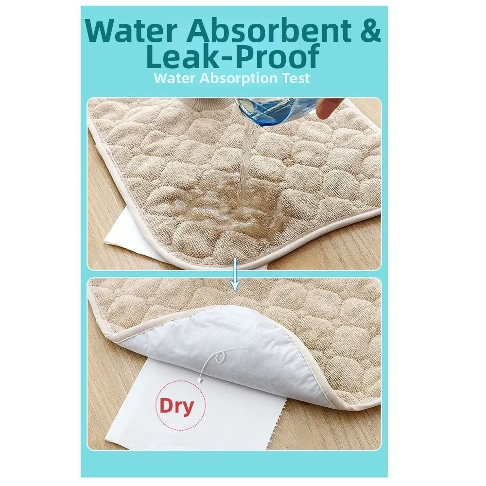 Water-Absorbent Baby Stroller Seat Cushion Nonslip Design Anti-dirty Strollers Liner Comfortable Stain-Proof Seat Pad Baby