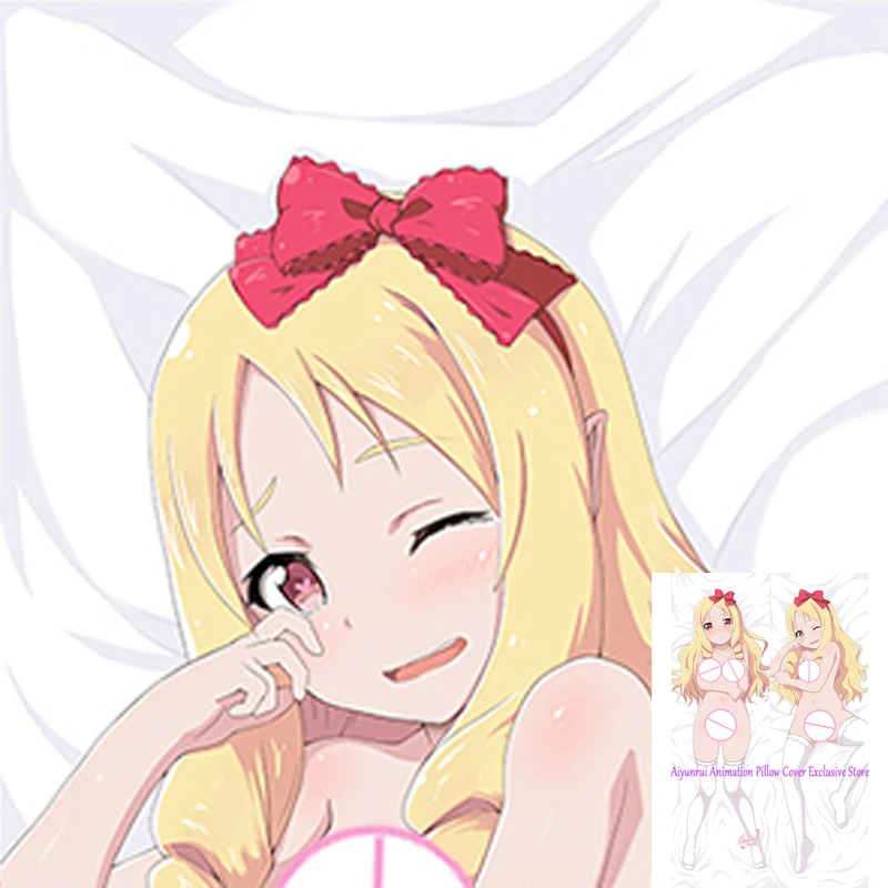 

Anime Pillow Cover Dakimakura Beautiful Gody 2 Side Printed Hugging Body Pillowcase Cushion Cover Bedding Young Girl Tits