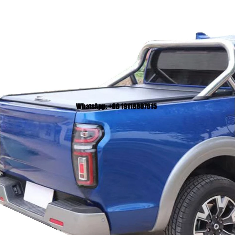 Pickup Roll Aluminum Alloy Tonneau Cover for GWM Great Wall Poer KingKong Wingle Kaicheng F70 for T9 T8 FOTON Tuland G9 Maxus