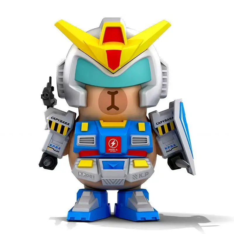 لعبة تجميع درع ميكا كابيبارا Rx-78-2، مجموعات روبوت المفاصل المتحركة المغناطيسية، هدايا عيد الميلاد والهالوين للأطفال