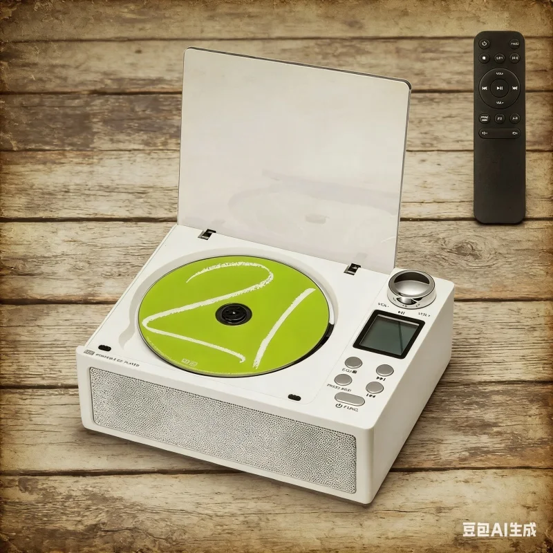 

Портативный ретро-проигрыватель виниловых пластинок и CD-плеер с Bluetooth-колонкой и FM-радио, перезаряжаемый