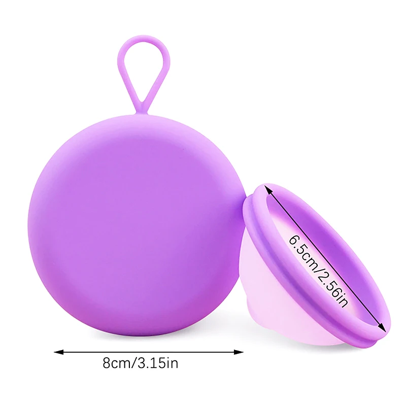 Silicone Menstrual Cup Menstrual Disc Feminine Hygiene Women Health Care Period Menstrual Collector Extra-Thin Sterilizing