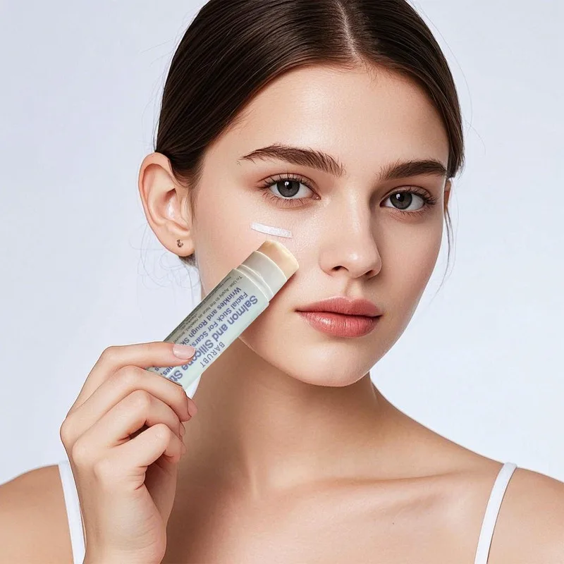 Creme para os olhos em bastão, clareador de olheiras, desbota fina, anti-rugas, hidratante, aperta, reparação e suavizante, produto de cuidados com a pele