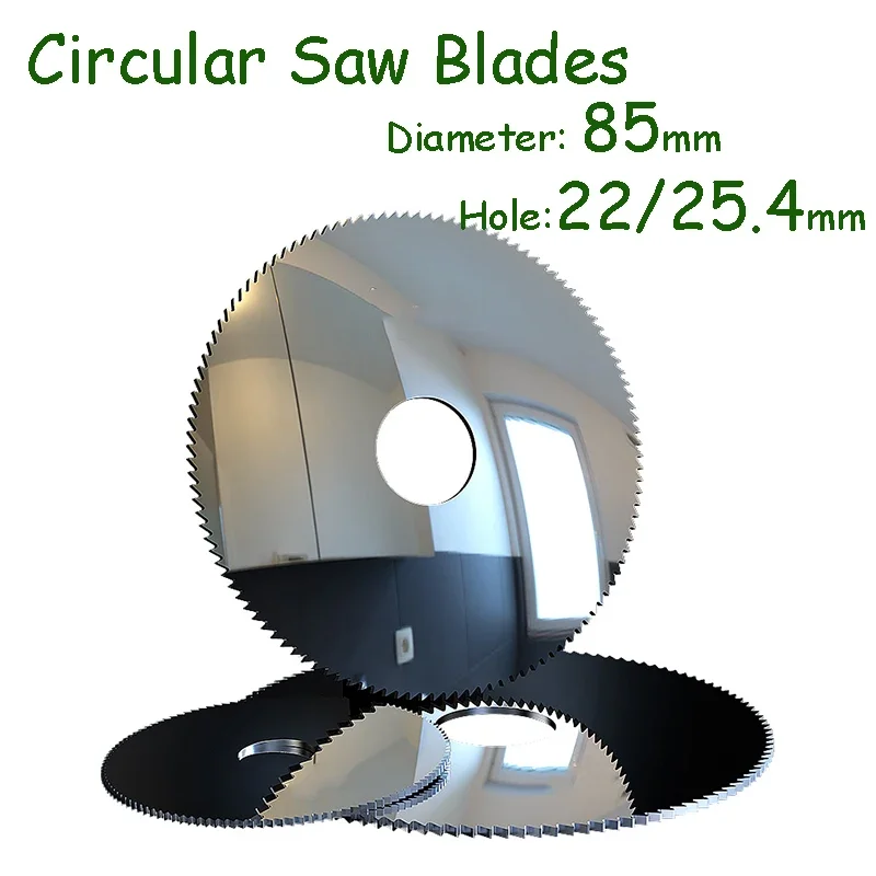 

Tungsten Circular Saw Blades 85mm Diameter 22/25.4mm Hole Thickness 0.2-6mm Milling Cutter Cutting Steel Aluminium