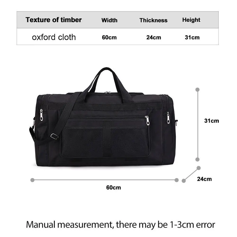 Large Capacity Handheld Travel Duffel Bag Portable Lightweight Weekend Overnight Bag Multifunctional Moving Storage Luggage Bag - view 6