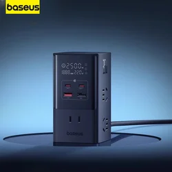 Baseus 10in1 Multi-port GaN Charger 35W Fast Charging Digital Display Type-C Port USB PD3.0 Charge Plug for Huawei Laptop iPhone