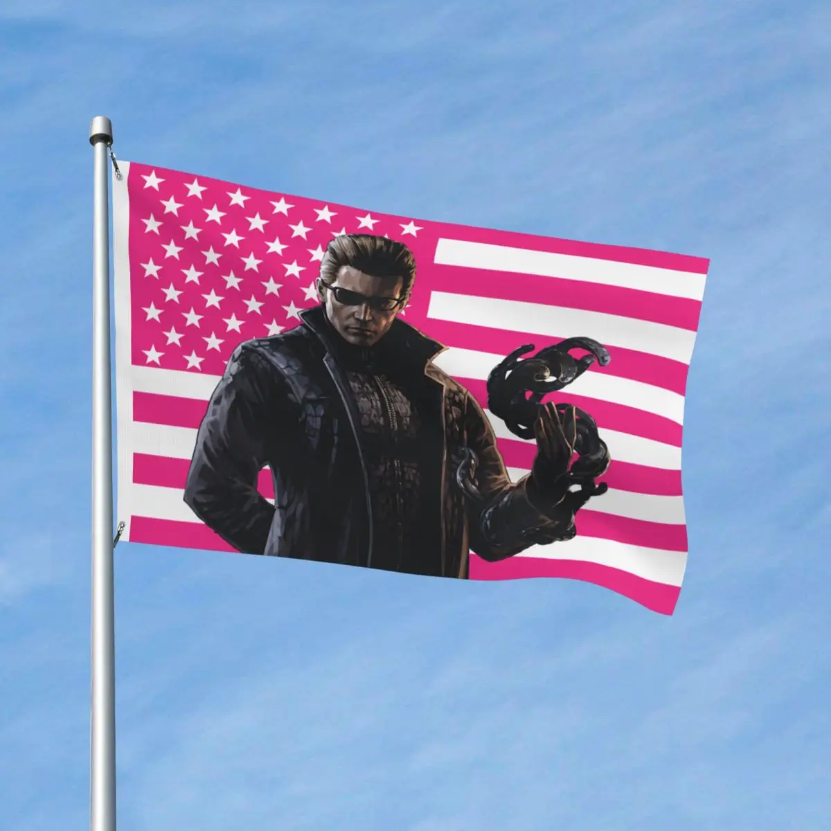 R-Residents Game Evil Flag Double Sided Outdoor Banner 2026 Movie Polyester Home Room Dorm Wall Decor 3x5 FT
