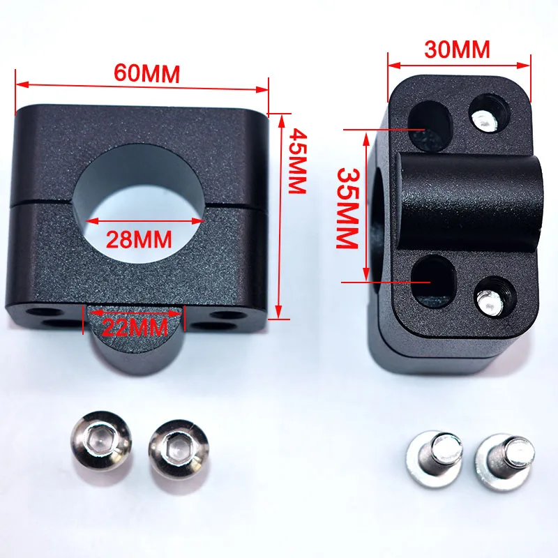 PPR NC Billet 28MM Handlebar Fat Bar Risers Mount Clamp Adaptor Universal Fit Pit Dirt Bike Supermoto MX ATV Motorcycle