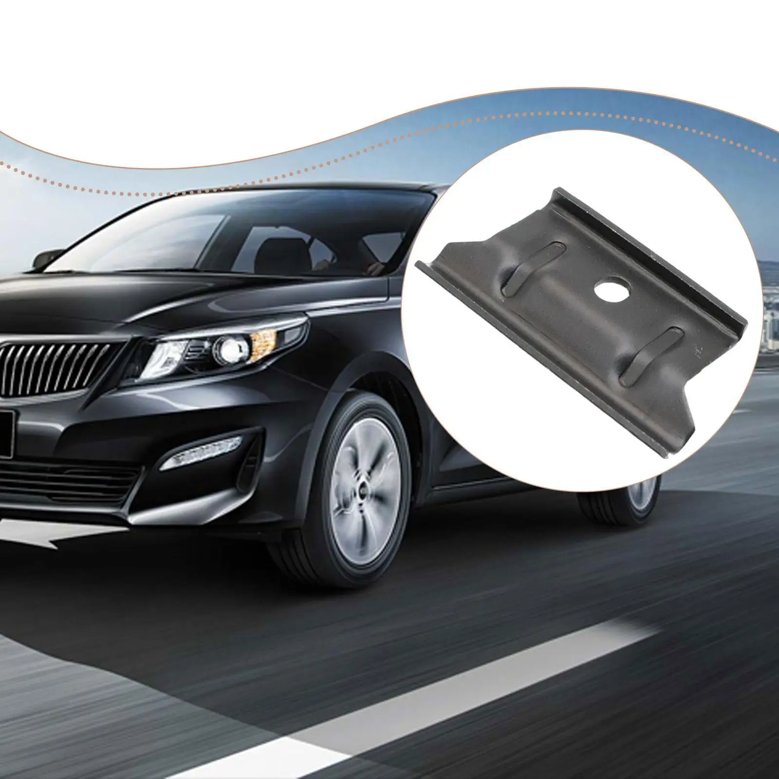 37160-1M000 Morsetto batteria Staffa di fissaggio Installa facilmente Parti di ricambio per carichi pesanti Accessorio di ricambio in metallo