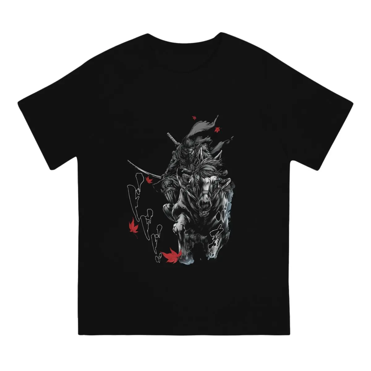 Men's T-Shirt Nobu By Takashi Okazaki Essential Cotton Tee Shirt Short Sleeve Ghost Of Tsushima Jin Sakai T Shirts Crew Neck