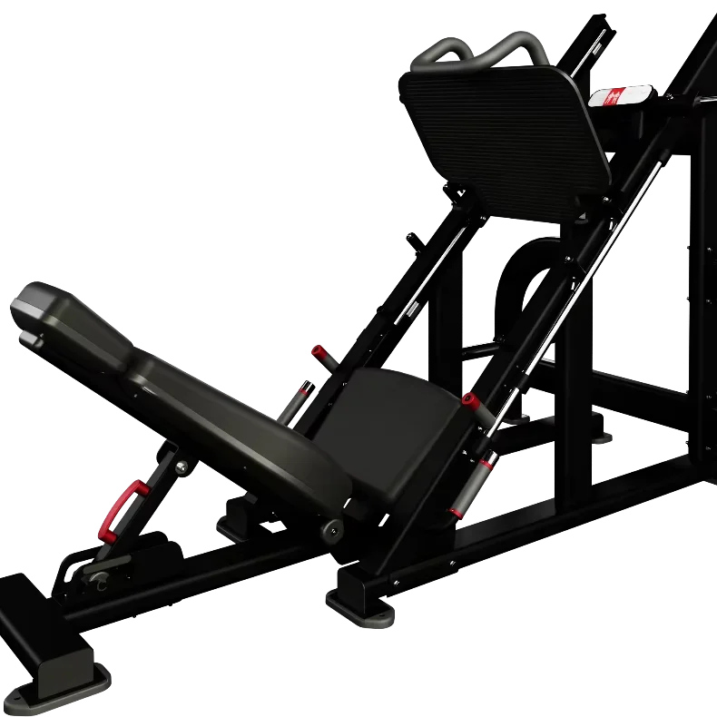 

hig traffic high end Plate loaded leg press hack squat slid training machine for commercial gym use fitness equipment