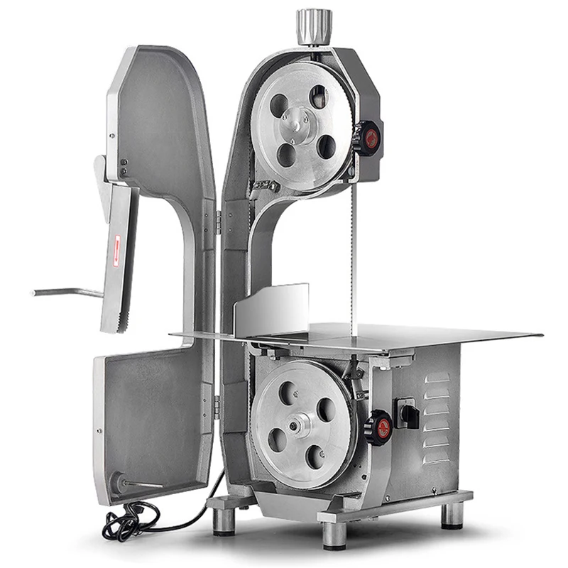 

1100 Вт костная пила, коммерческая электрическая машина для резки костей из нержавеющей стали, замороженная рыба и свинья, рысака, замороженное мясо