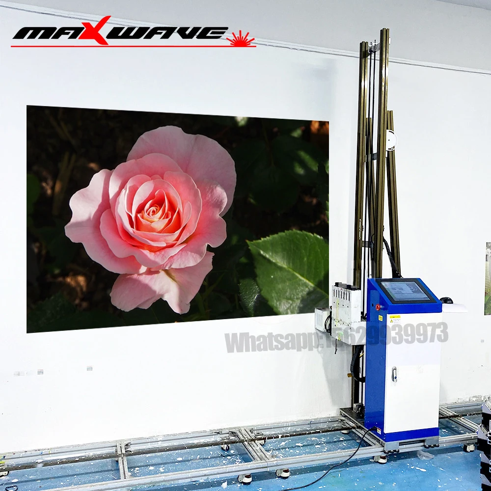 3D UV Intelligent Vertical Wall Printer Digital Varnish Inkjet Printing Machine Inkjet Wall Mural Printer