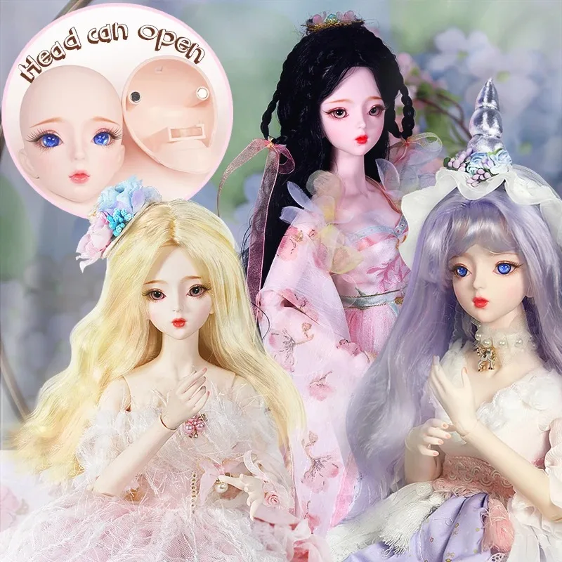 DBS Doll 1/3 BJD Dream Fairy Name By Elena Mechanical Joint Body With Makeup Including Hair Eyes Clothes 62cm Height Girls SD