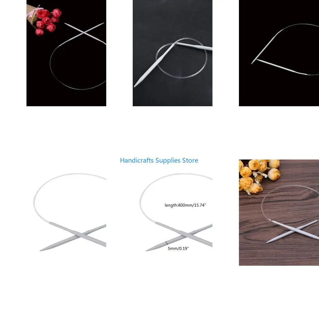 R1WA Circular Knitting Needles Mother Grandmather Crochet Carft Project Supplies Tool