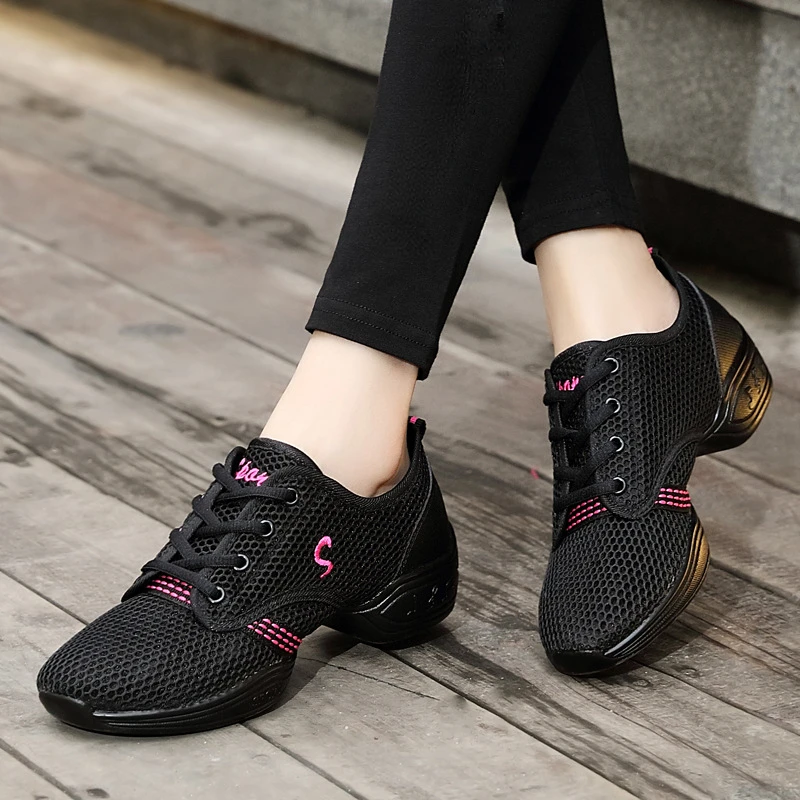 Women Girl's Teacher's Latin Dance Shoes Woman Jazz Dancing Shoes Ballroom Modern Salsa Practise Shoes Dance Lady Sneaker