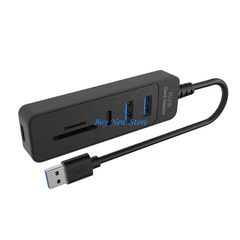 20CE 5 trong 1 Bộ điều hợp USB cho đầu đọc thẻ máy tính để máy tính xách tay và nhiều cổng