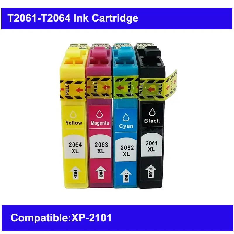 

Совместимый картридж T2061 для принтера Epson T2061 T2062 T2063 T2064 Epson XP-2101
