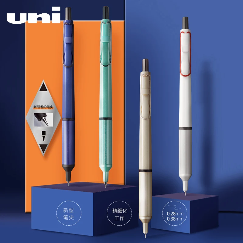 

Uni Mitsubishi SXN-1003 ultra-fine medium oil Ballpoint Pen JETSTREAM Metal 0.28 0.38mm signing gel stylo black red blue replace