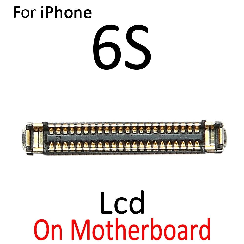 Connecteur FPC en ligne pour iPhone 6, 6S Plus, écran LCD, écran tactile 3D, carte mère logique, câble flexible, carte Mian, 2 pièces par lot