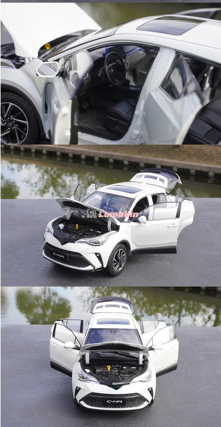 Model Decoration 1:18 For Original GAC Toyotas C-HR CHR Toyotas 2022 Simulation Alloy Car Model