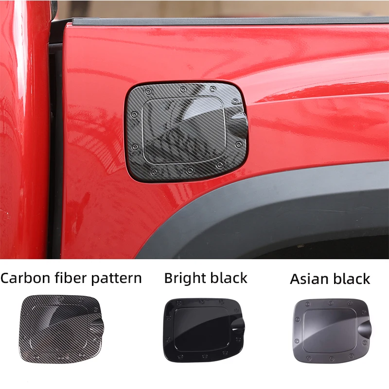 

For Toyota Takuma 2016-2022 fuel tank cover decoration sticker Car fuel tank cover protection sticker ABS carbon fiber pattern